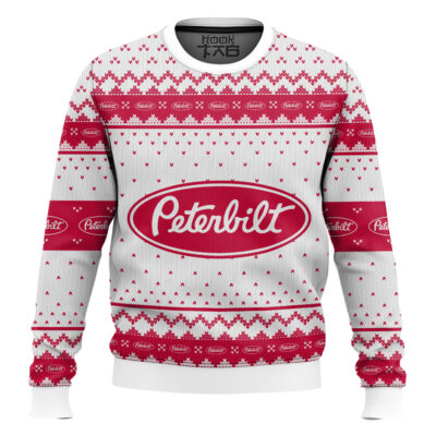 Hooktab Peterbilt Ugly Christmas Sweater