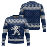 Hooktab Peugeot Ugly Christmas Sweater