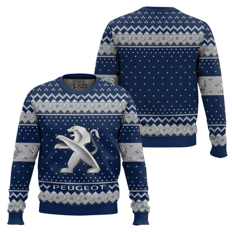 Hooktab Peugeot Ugly Christmas Sweater Hooktab Peugeot Ugly Christmas Sweater