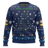 Hooktab Pinetree Pac-man Ugly Christmas Sweater