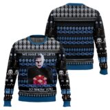 Hooktab Pinhead Have Such Gift To Show You Hellraiser Ugly Christmas Sweater