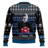 Hooktab Pinhead Have Such Gift To Show You Hellraiser Ugly Christmas Sweater