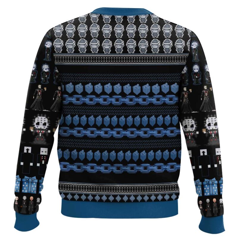 Hooktab Pinhead Have Such Gift To Show You Hellraiser Ugly Christmas Sweater Hooktab Pinhead Have Such Gift To Show You Hellraiser Ugly Christmas Sweater