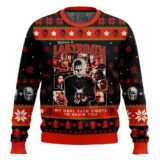 Hooktab Pinhead Welcome To Labyrinth Hellraiser Ugly Christmas Sweater