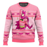 Hooktab Pink Batman Ugly Christmas Sweater