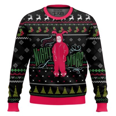 Hooktab Pink Nightmare Ralphie Parker A Christmas Story Ugly Christmas Sweater