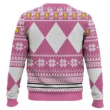 Hooktab Pink Power Rangers Ugly Christmas Sweater