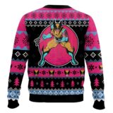 Hooktab Pink Wolverine Ugly Christmas Sweater