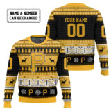 Hooktab Pittsburgh Pirates - Custom Name And Number Ugly Sweater