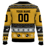 Hooktab Pittsburgh Steelers - Custom Name And Number Ugly Sweater