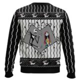 Hooktab Pixel Jack Skellington Ugly Christmas Sweater