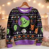 Hooktab Pixel Oogie Boogie Ugly Christmas Sweater