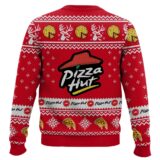 Hooktab Pizza Hut Ugly Christmas Sweater