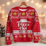 Hooktab Pizza Hut Ugly Christmas Sweater
