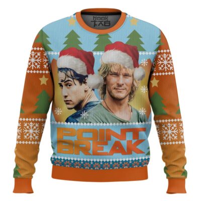 Hooktab Point Break Ugly Christmas Sweater