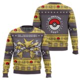 Hooktab Pokemon Gen 1 Alakazam Ugly Christmas Sweater