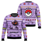 Hooktab Pokemon Gen 1 Arbok Ugly Christmas Sweater