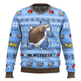 Hooktab Pokemon Gen 1 Blastoise Ugly Christmas Sweater