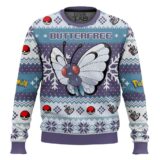 Hooktab Pokemon Gen 1 Butterfree Ugly Christmas Sweater