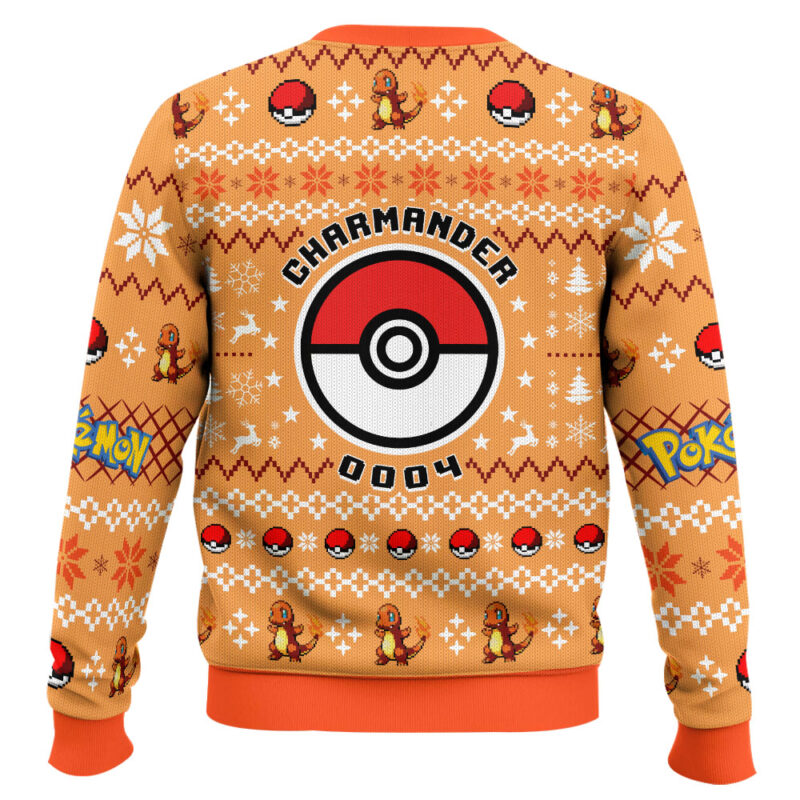 Hooktab Pokemon Gen 1 Charmander Ugly Christmas Sweater Hooktab Pokemon Gen 1 Charmander Ugly Christmas Sweater