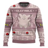 Hooktab Pokemon Gen 1 Clefable Ugly Christmas Sweater