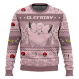 Hooktab Pokemon Gen 1 Clefairy Ugly Christmas Sweater