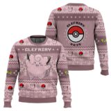 Hooktab Pokemon Gen 1 Clefairy Ugly Christmas Sweater