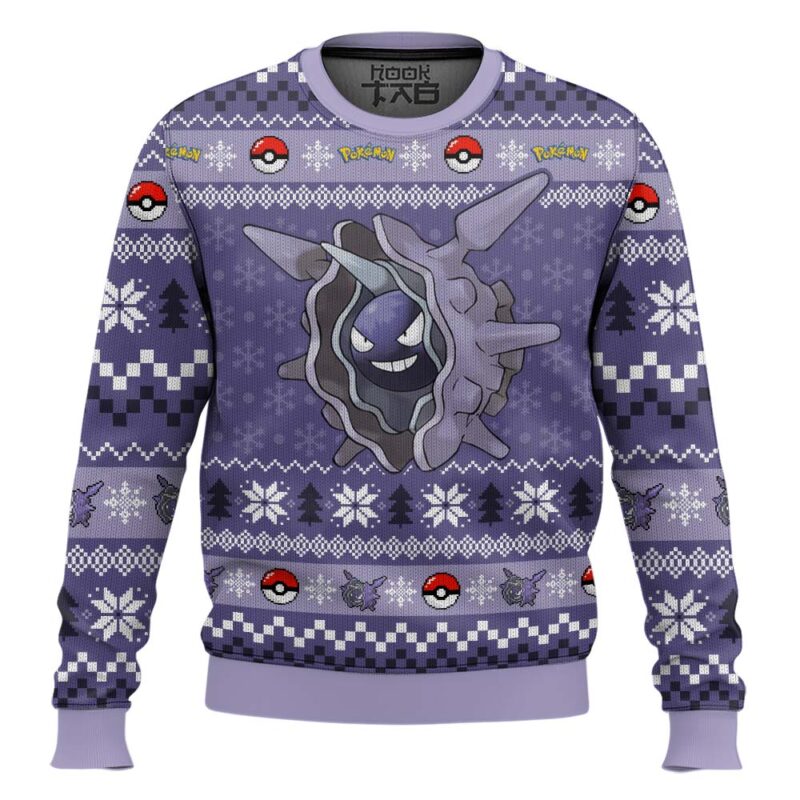 Hooktab Pokemon Gen 1 Cloyster Ugly Christmas Sweater