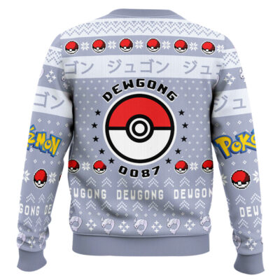 Hooktab Pokemon Gen 1 Dewgong Ugly Christmas Sweater