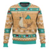 Hooktab Pokemon Gen 1 Dragonite Ugly Christmas Sweater