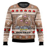 Hooktab Pokemon Gen 1 Dugtrio Ugly Christmas Sweater