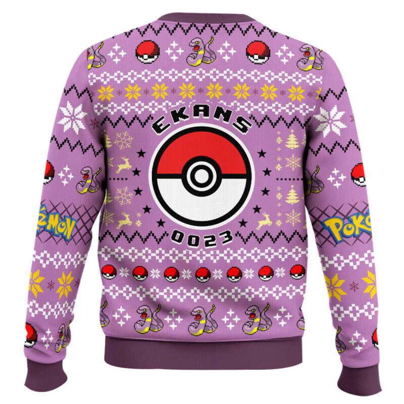 Hooktab Pokemon Gen 1 Ekans Ugly Christmas Sweater Hooktab Pokemon Gen 1 Ekans Ugly Christmas Sweater