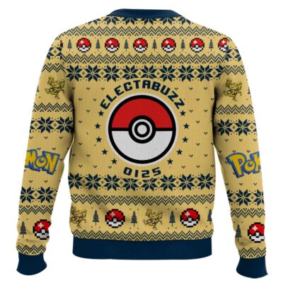 Hooktab Pokemon Gen 1 Electabuzz Ugly Christmas Sweater