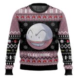 Hooktab Pokemon Gen 1 Electrode Ugly Christmas Sweater