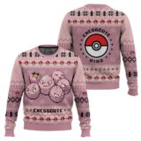 Hooktab Pokemon Gen 1 Exeggcute Ugly Christmas Sweater