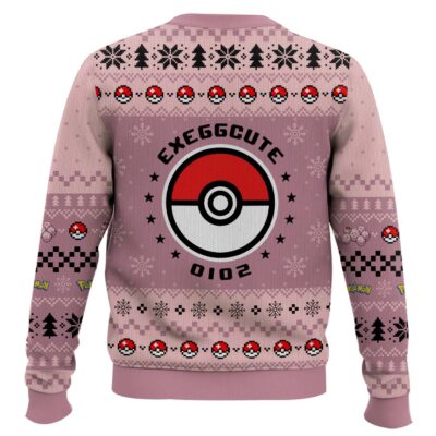 Hooktab Pokemon Gen 1 Exeggcute Ugly Christmas Sweater