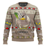 Hooktab Pokemon Gen 1 Farfetch'd Ugly Christmas Sweater