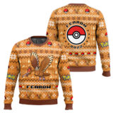 Hooktab Pokemon Gen 1 Fearow Ugly Christmas Sweater