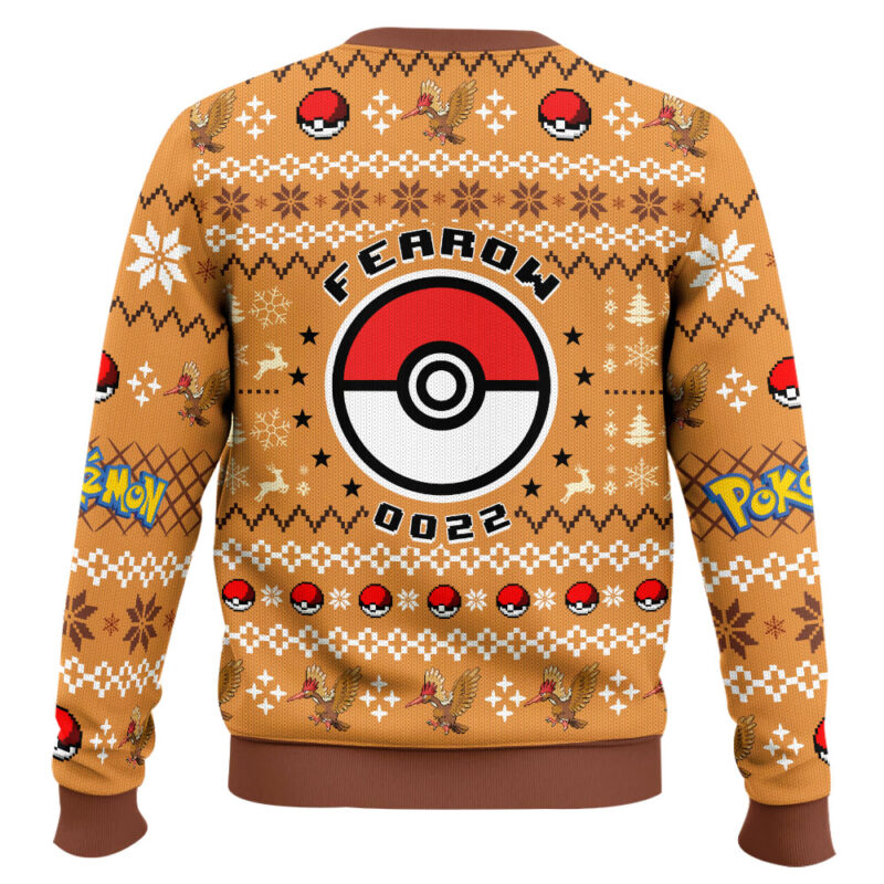 Hooktab Pokemon Gen 1 Fearow Ugly Christmas Sweater Hooktab Pokemon Gen 1 Fearow Ugly Christmas Sweater