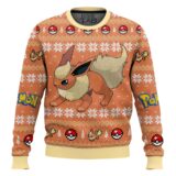 Hooktab Pokemon Gen 1 Flareon Ugly Christmas Sweater