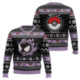 Hooktab Pokemon Gen 1 Gastly Ugly Christmas Sweater