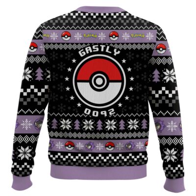 Hooktab Pokemon Gen 1 Gastly Ugly Christmas Sweater