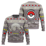 Hooktab Pokemon Gen 1 Geodude Ugly Christmas Sweater