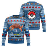 Hooktab Pokemon Gen 1 Gloom Ugly Christmas Sweater
