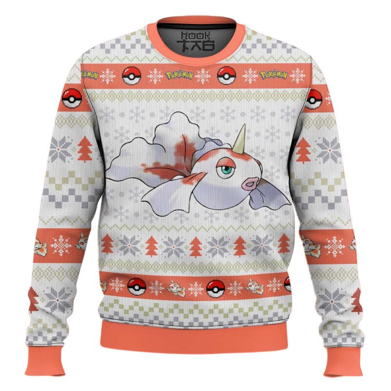 Hooktab Pokemon Gen 1 Goldeen Ugly Christmas Sweater