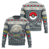 Hooktab Pokemon Gen 1 Graveler Ugly Christmas Sweater