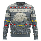 Hooktab Pokemon Gen 1 Graveler Ugly Christmas Sweater