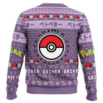 Hooktab Pokemon Gen 1 Grimer Ugly Christmas Sweater