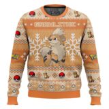 Hooktab Pokemon Gen 1 Growlithe Ugly Christmas Sweater