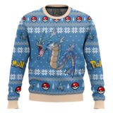 Hooktab Pokemon Gen 1 Gyarados Ugly Christmas Sweater